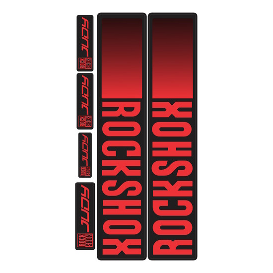 2 Adesivos Para Suspensão Bike Mtb Rock Novo