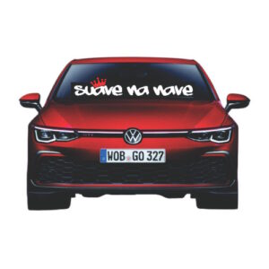 Adesivo Faixa Parabrisa Carro Esportivo Suave Na Nave 90x18