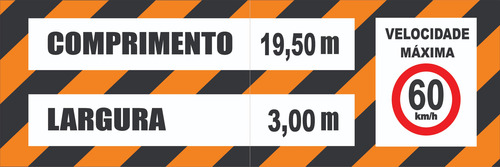 1 Faixa Refletivo Veiculo Longo 2.80x80cm Personalizadas