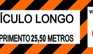 Faixas Refletivas Para Caminhão Veículo Longo Placa Traseira