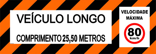 Faixas Refletivas Para Caminhão Veículo Longo Placa Traseira