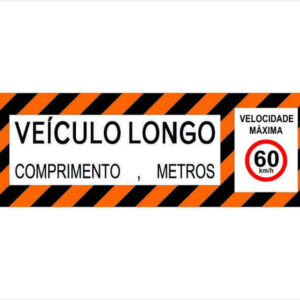 Faixa Refletiva Veículo Longo 320x80cm