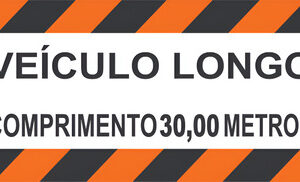 16 Faixas Refletivas Caminhão Veículo Longo Traseira 230x80