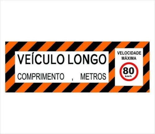 Faixa Veículo Longo - Adesivo Refletivo Prismático