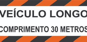 Faixa Refletiva Veículo Longo 150x50 Metros - 1 Unidade